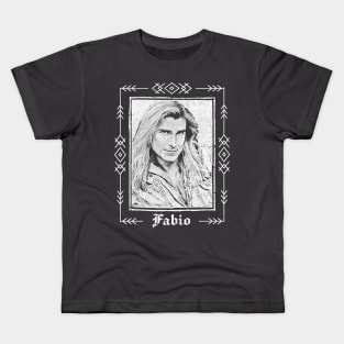 Fabio // 80s Style Punksthetic Design Kids T-Shirt